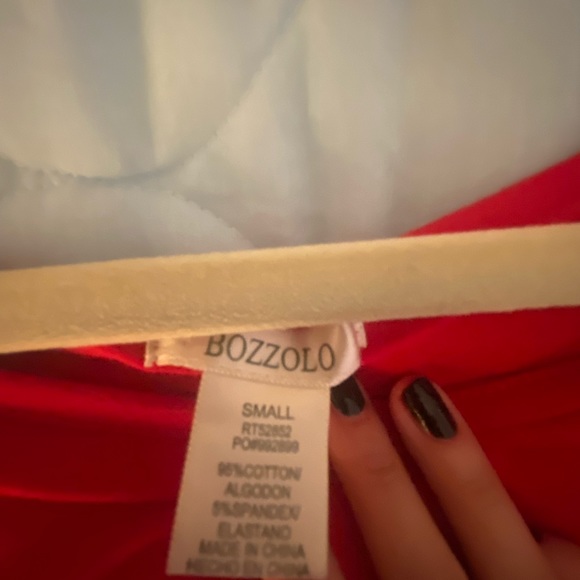 Off the shoulder red top - Picture 2 of 3